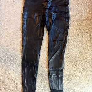 Spanx faux leather leggings